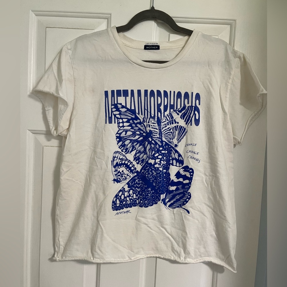 MOTHER Butterfly tee - L